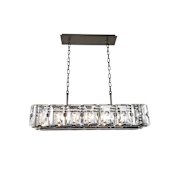 Kalco Giada 7 Light Chandelier Dark Bronze