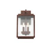 Kalco Chester Outdoor 8" Wide Outdoor Wall Sconce Copper Patina