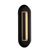 Kalco Prescott 19" Tall LED Outdoor Wall Sconce Matte Black