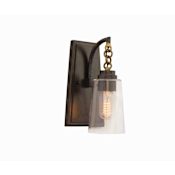 Kalco Dillon 11" Tall Wall Sconce Milled Iron