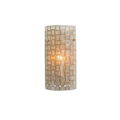 Kalco Roxy 2 Light 15" Tall Wall Sconce Oxidized Gold Leaf