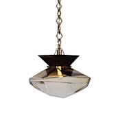 Kalco Bolsa 12" Wide Pendant Winter Brass