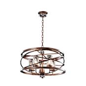 Kalco Eternity 5 Light Pendant Etruscan Bronze