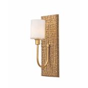 Kalco Cestino 14" Tall LED Wall Sconce Gold Leaf