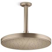 Kallista Foundations 1.75 GPM Contemporary Single Function Shower Head Brushed Bronze