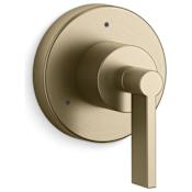 Kallista One Single Lever Handle 2 Function Diverter Valve Trim - Less Valve Brushed French Gold