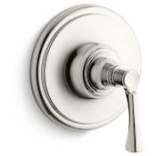 Kallista Bellis Lever Handle Thermostatic Valve Trim - Less Rough In Nickel Silver