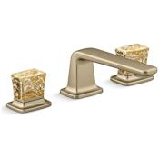 Kallista Per Se Widespread Bathroom Faucet Brushed French Gold