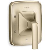 Kallista Per Se Lever Handle Pressure Balanced Valve Trim - Less Rough In Brushed French Gold