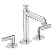 Kallista Pinna Paletta by LK Deck Mounted Roman Tub Filler Polished Chrome