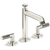 Kallista Pinna Paletta Widespread Bathroom Faucet Polished Nickel