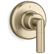 Kallista Pure Paletta Thermostatic Transfer Valve Trim Only - Less Rough In Brushed French Gold