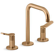 Kallista Aileron 1.2 GPM Widespread Bathroom Faucet Blush Brass