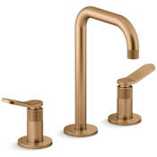Kallista Aileron 1.2 GPM Widespread Bathroom Faucet Blush Brass