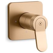 Kallista Aileron Single Handle Volume Control Valve Trim - Less Valve Blush Brass