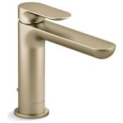 Kallista 002 Single Hole Low Spout Bathroom Faucet Brushed French Gold