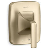Kallista Per Se Lever Handle Volume Control Valve Trim - Less Rough In Brushed French Gold