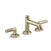 Kallista Pinna Paletta by LK 1.2 GPM Widespread Bathroom Faucet with Pop-Up Drain Assembly Brushed French Gold