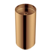 Karran USA Cinox 15" Circular Stainless Steel Pedestal Bathroom Sink Brushed Copper