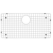 Karran USA 28-1/4" L x 14-1/4" W Stainless Steel Basin Rack with Protective Bumpers for Quartz Sink Stainless Steel