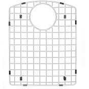 Karran USA 13-3/8" L x 16-1/2" W Stainless Steel Basin Rack with Protective Bumpers for Quartz Sink Stainless Steel