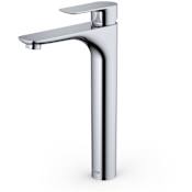 Karran USA Kayes 1.2 GPM Vessel Single Hole Bathroom Faucet with Pop-Up Drain Assembly Chrome