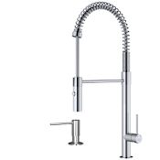 Karran USA Bluffton 1.8 GPM Single Hole Kitchen Faucet Chrome