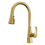 Karran USA Kadoma Touchless 1.8 GPM Single Hole Kitchen Faucet Brushed Gold