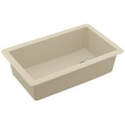 Karran USA Undermount Quartz/Granite 32" Single Bowl Kitchen Sink Bisque