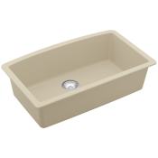 Karran USA Quartz QU 32" Undermount Single Basin Quartz Composite Kitchen Sink Bisque