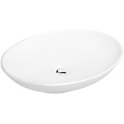 Karran USA Valera 27" Oval Vitreous China Vessel Bathroom Sink White