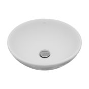 Karran USA Valera 15-1/2" Circular Vitreous China Vessel Bathroom Sink White