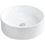 Karran USA Valera 18" Circular Vitreous China Vessel Bathroom Sink White