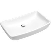 Karran USA Valera 24" Rectangular Vitreous China Vessel Bathroom Sink White