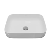Karran USA Valera 20" Rectangular Vitreous China Vessel Bathroom Sink White