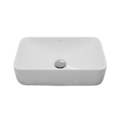 Karran USA Valera 19" Rectangular Vitreous China Vessel Bathroom Sink White
