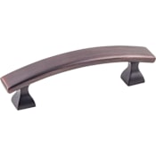 KasaWare Flared Foot Pack of (8) 3" Center to Center Strap Arch Cabinet Handles / Drawer Pulls Brushed Oil Rubbed Bronze