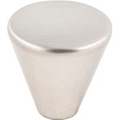KasaWare Modern Pack of (10) - 1" Cone Mini Button Cabinet / Drawer / Furniture Knobs Satin Nickel