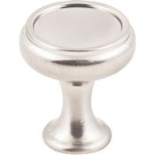 KasaWare Traditional Pack of (4) 1-1/8" Round Mushroom Farmhouse Cabinet / Drawer / Furniture Knobs Satin Nickel
