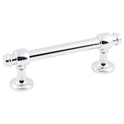 KasaWare Pack of (8) - Farmhouse Industrial Pack of 3" Center to Center Cabinet Bar Handles / Drawer Bar Pulls Polished Chrome