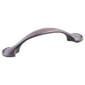 KasaWare Pack of (8) Country Traditional 3" Inch Center to Center Arch Bow Cabinet Handles / Drawer Pulls Brushed Oil Rubbed Bronze