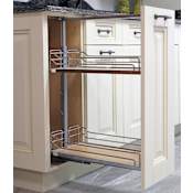 Kessebohmer Cabinet Pull-Out Kit- Fits 24" to 32" Cabinets with (2) 11" shelves Champagne / Maple