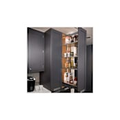 Kessebohmer Pantry Pull-Out Kit - Fits 31-1/2" to 47-1/4" Cabinets with (4) 10" shelves Champagne / Maple