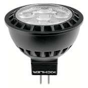 Kichler 12V 7.2W LED MR-16 Bi-Pin Bulb, 2700K 15 Degree Spot Black