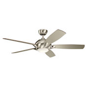 Kichler Geno 54" 5 Blade LED Indoor Ceiling Fan with Remote Control Included Brushed Stainless Steel