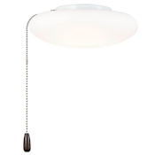 Kichler 10" Wide Single LED Ceiling Fan Light Kit White