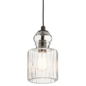 Kichler Riviera Single Light 5-3/4" Wide Mini Pendant Olde Bronze