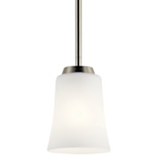 Kichler Tao Single Light 4-3/4" Wide Mini Pendant Brushed Nickel