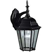 Kichler Madison Collection 1 Light 17" Tall Outdoor Wall Light Black