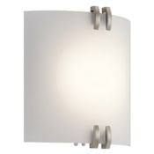 Kichler 1 Light 11.75" High LED ADA Wall Sconce Brushed Nickel